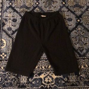 Black bike shorts